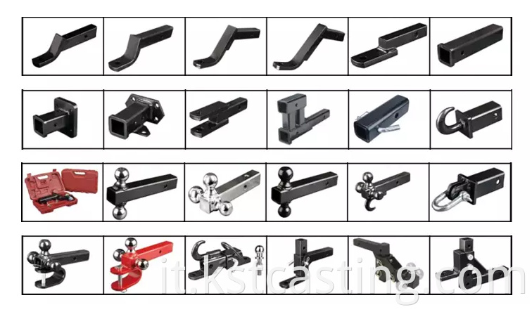 Ricevitore per l'autostop per rimorchi multi-fit in acciaio pesante